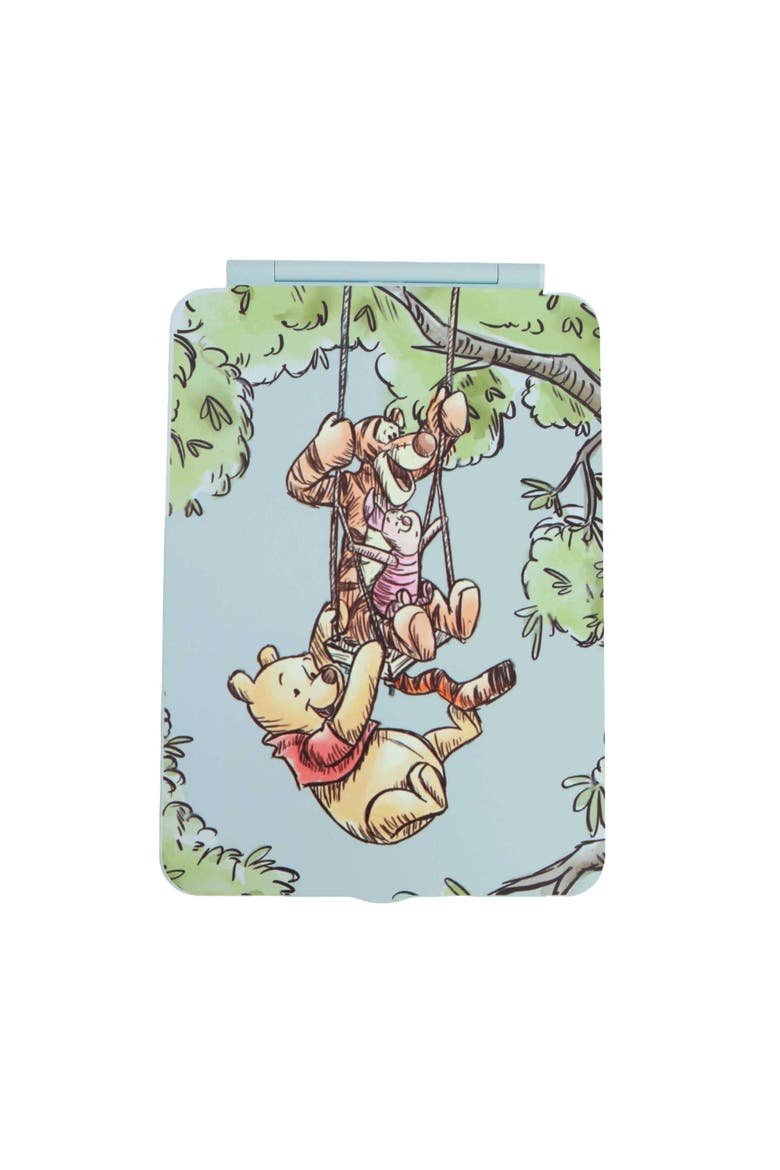 Disney Winnie the Pooh "Classic Swing" Touch Pad Mini LED Makeup Mirror, Main, color, Blue