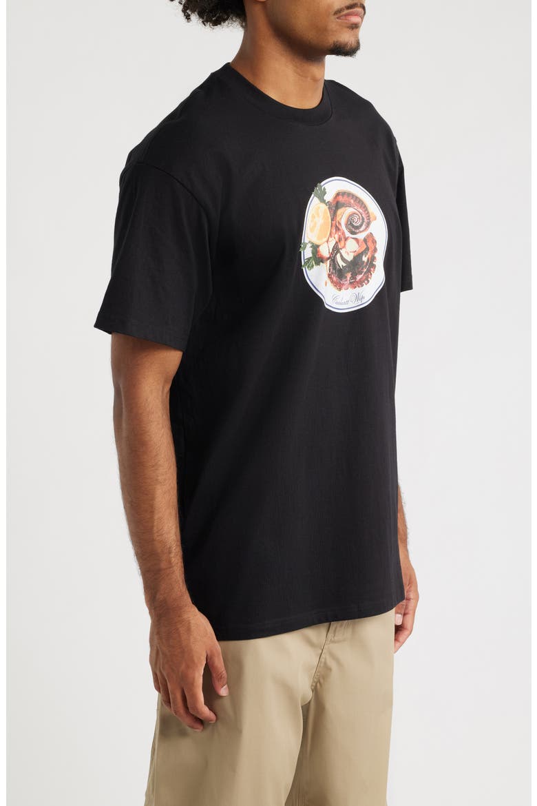 Octopus Organic Cotton Graphic T-Shirt, Alternate, color, BLACK