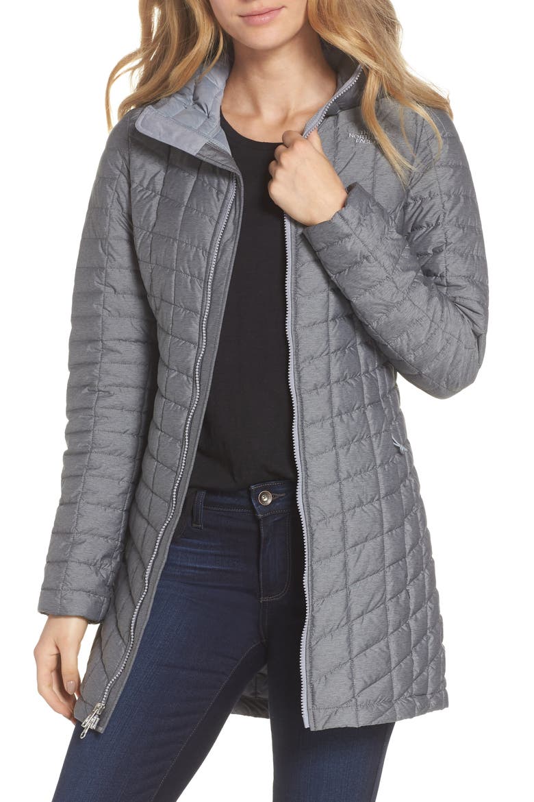 ThermoBall™ Insulated Hooded Parka, Main, color, TNF MEDIUM GREY HEATHER