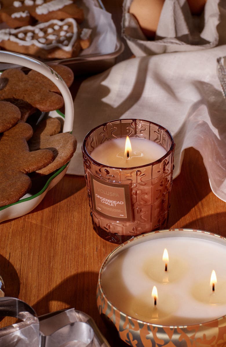 Voluspa Gingerbread Chalet Classic Candle, Alternate, color, 