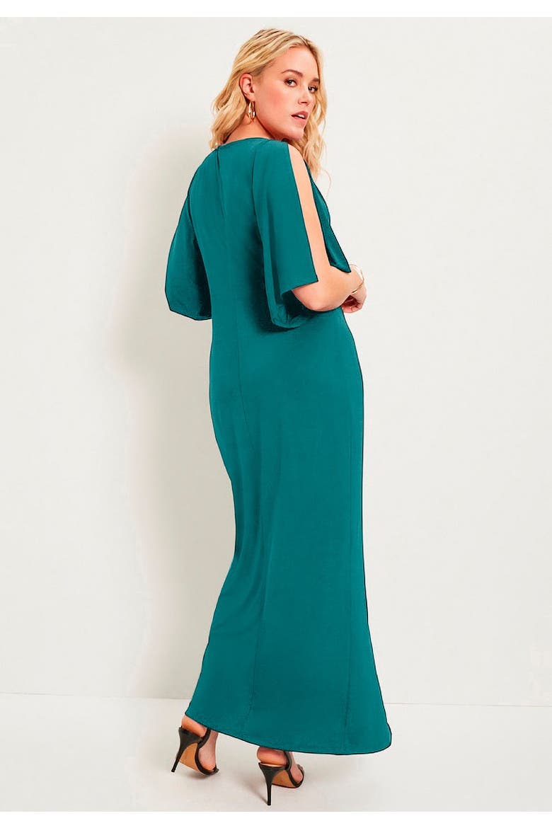 Twist-Front Dress, Alternate, color, BLACK