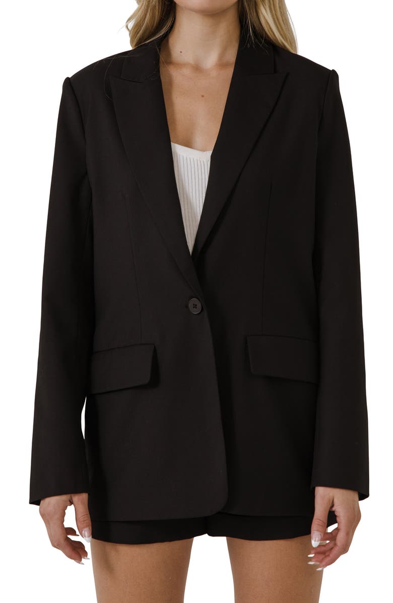Endless Rose Single Breasted Blazer, Alternate, color,