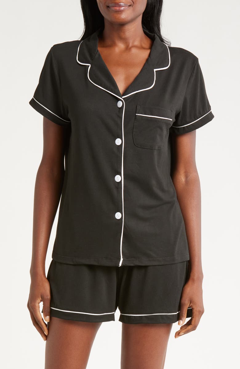 Tart Dixie Short Pajamas, Main, color, Black