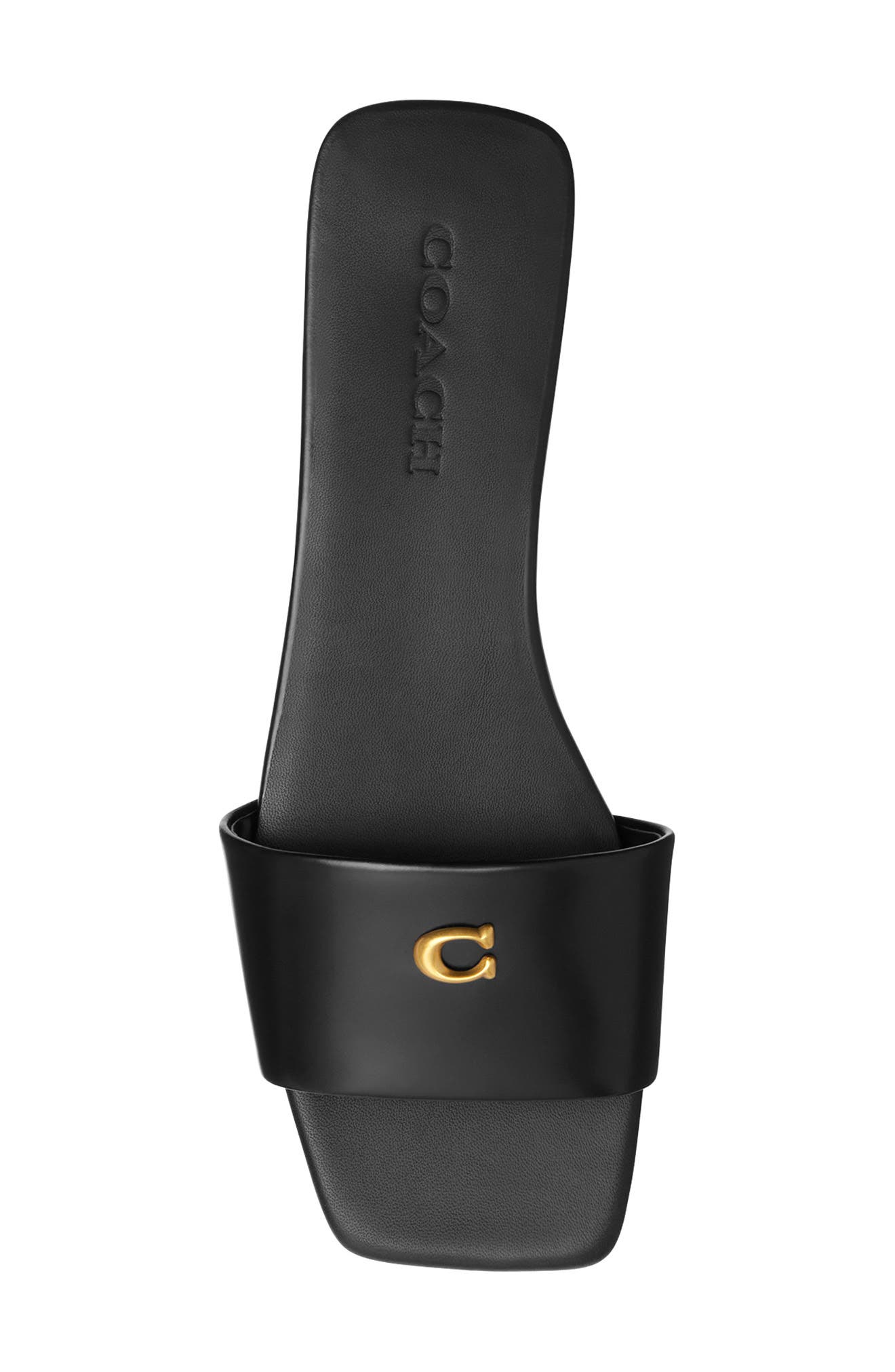COACH Sculpted C Slide Sandal, Alternate, color, 