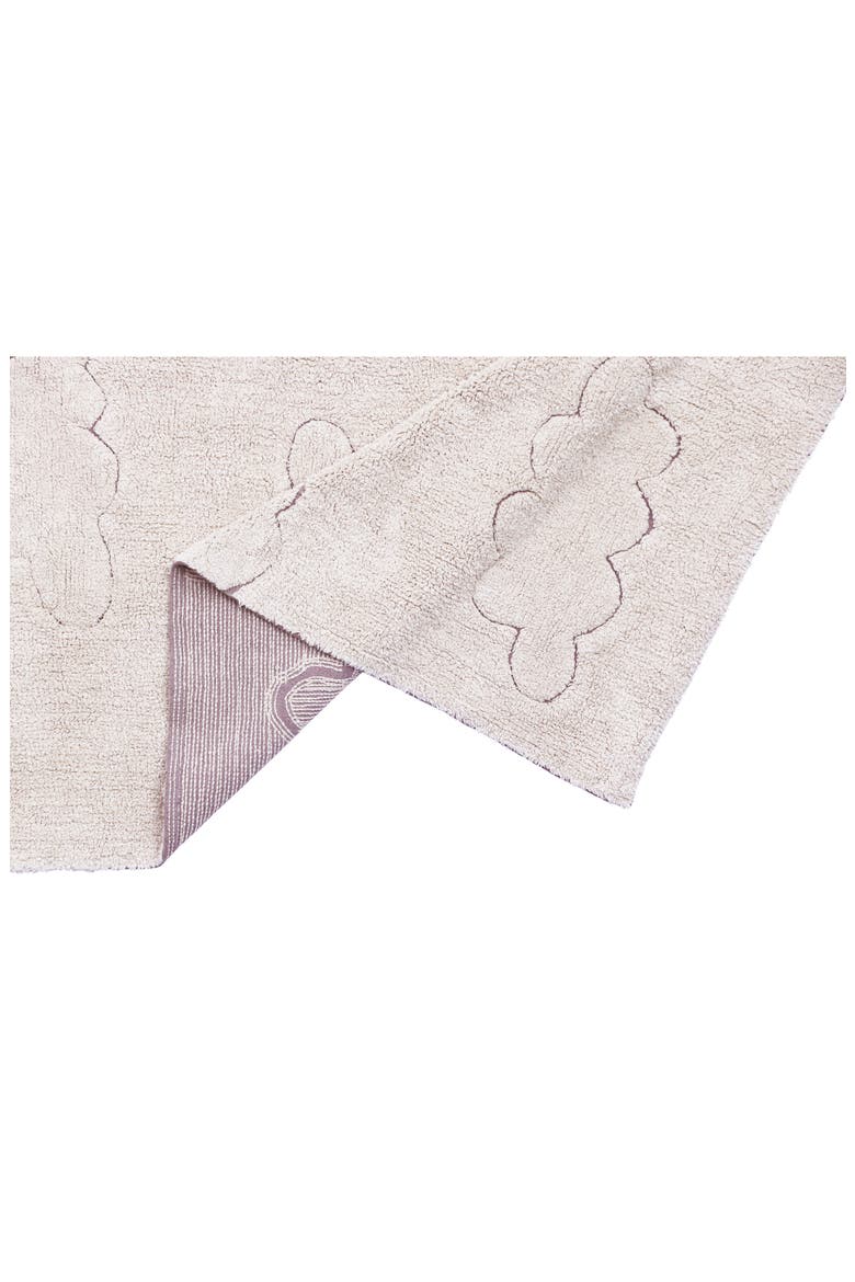 RugCycled Clouds Washable Cotton Blend Rug, Alternate, color, NATURAL RUGCYCLED YARN