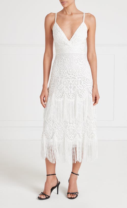 Temperley London Cordelle Tassel Dress In White