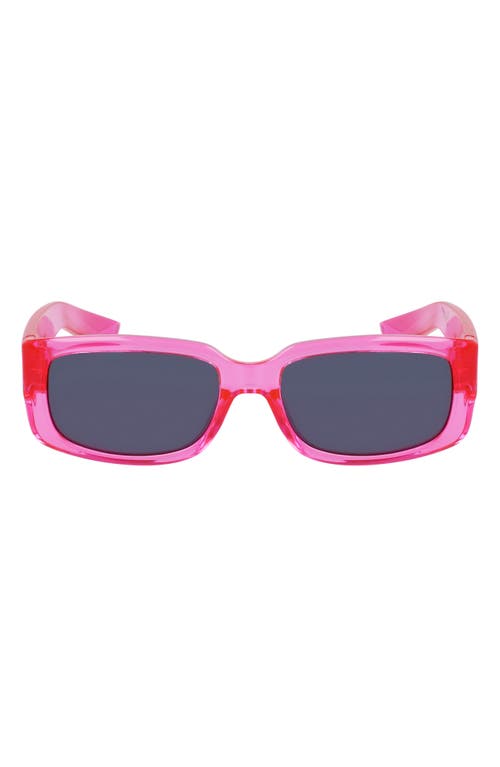 Nike Variant I 56mm Rectangle Sunglasses In Pink
