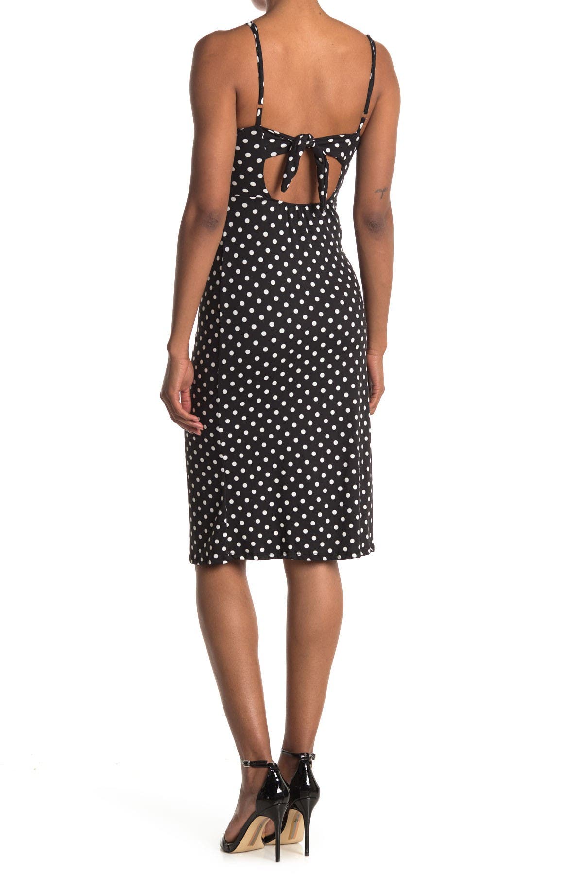 Velvet Torch Printed Front Twist Sleeveless Dress | Nordstromrack