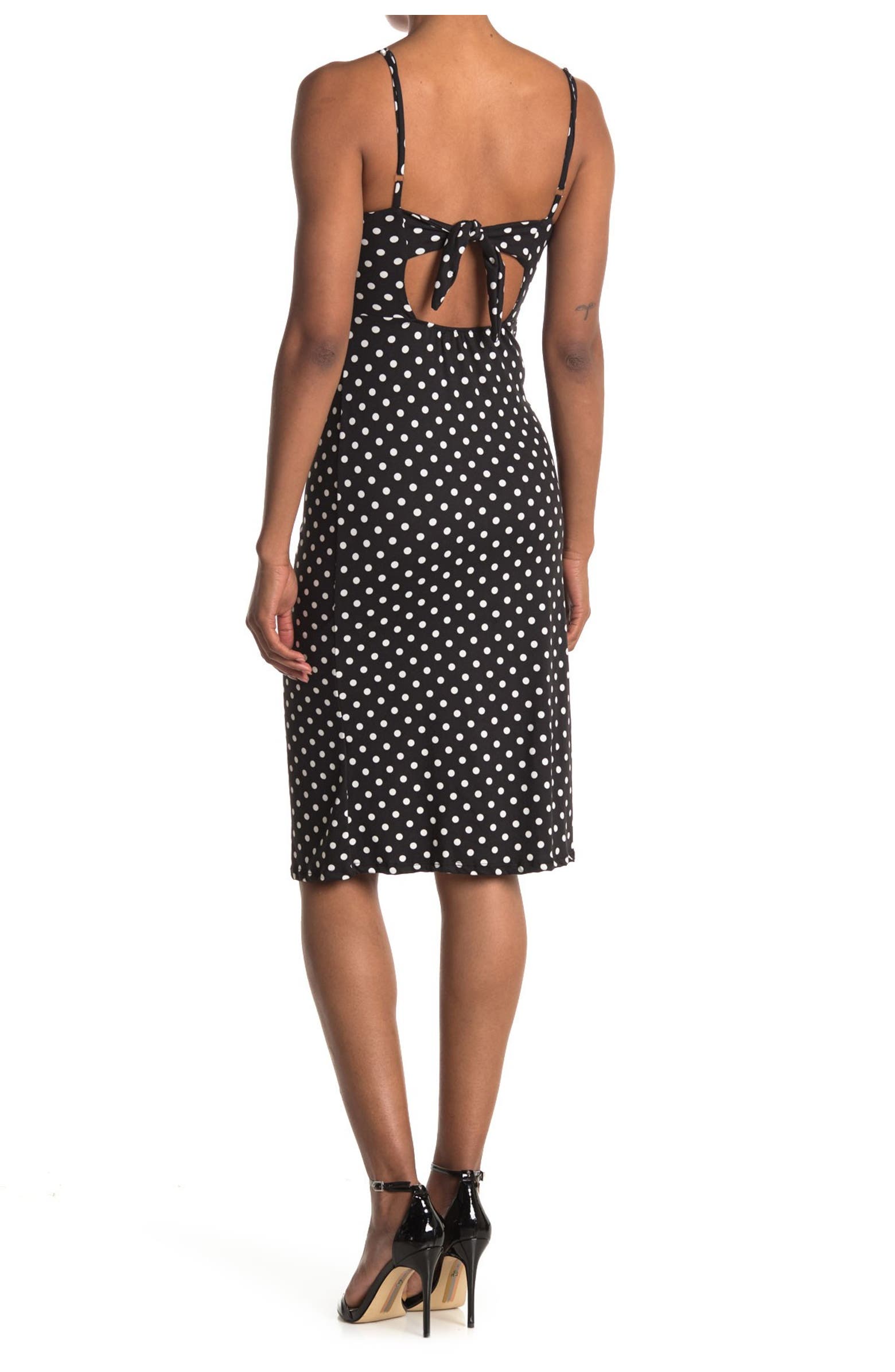Velvet Torch Printed Front Twist Sleeveless Dress | Nordstromrack