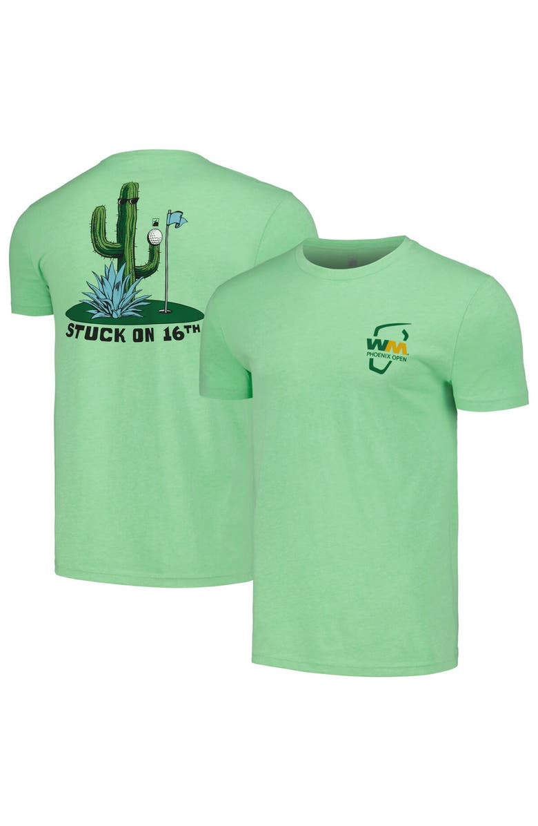 FLOMOTION Unisex Flomotion Heather Green WM Phoenix Open Stuck on 16th T-Shirt, Main, color, 