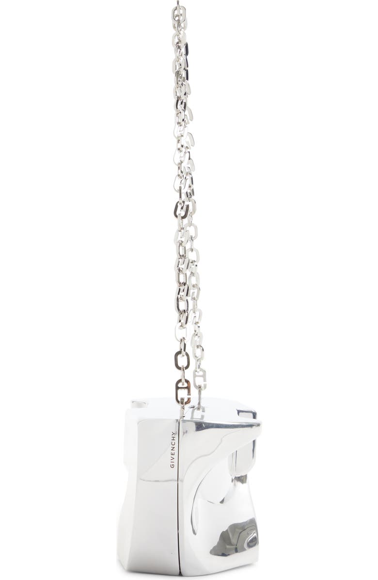 Givenchy Small Metal Clutch, Alternate, color,