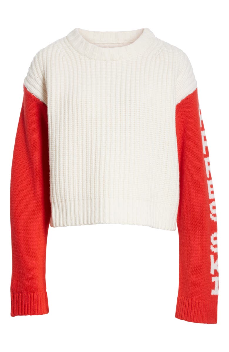 Tory Sport by Tory Burch Tory Sport Crop Apres Ski Sweater, Alternate, color, 