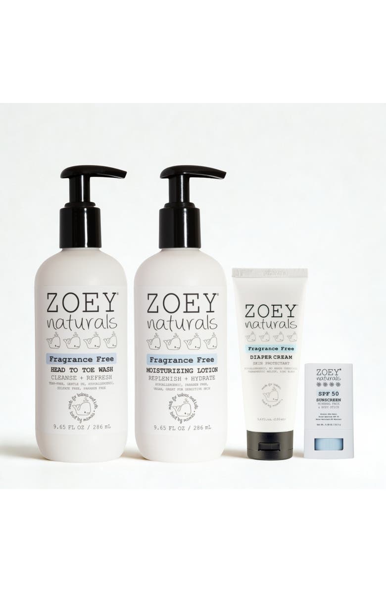 Zoey Naturals Delicate Skin Baby Bundle, Alternate, color, NO COLOR