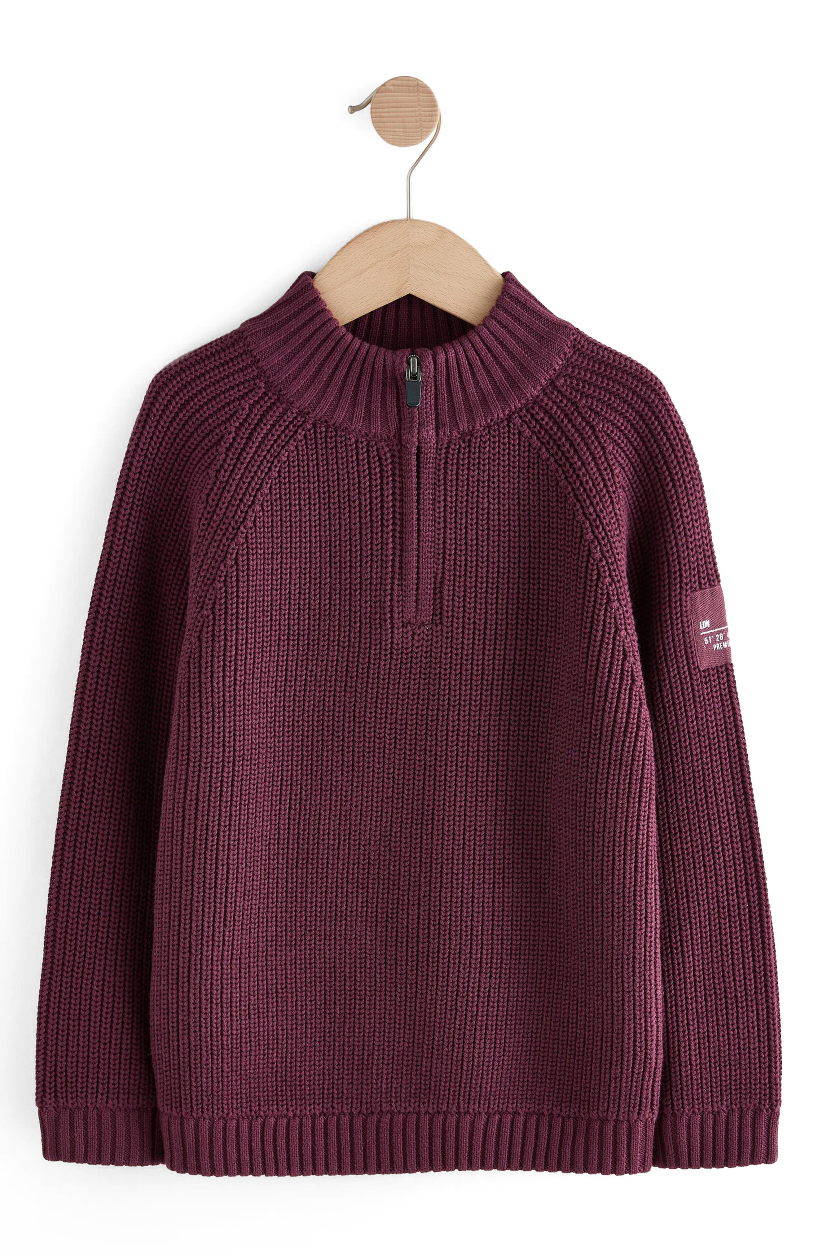 NEXT Kids' Half Zip Sweater