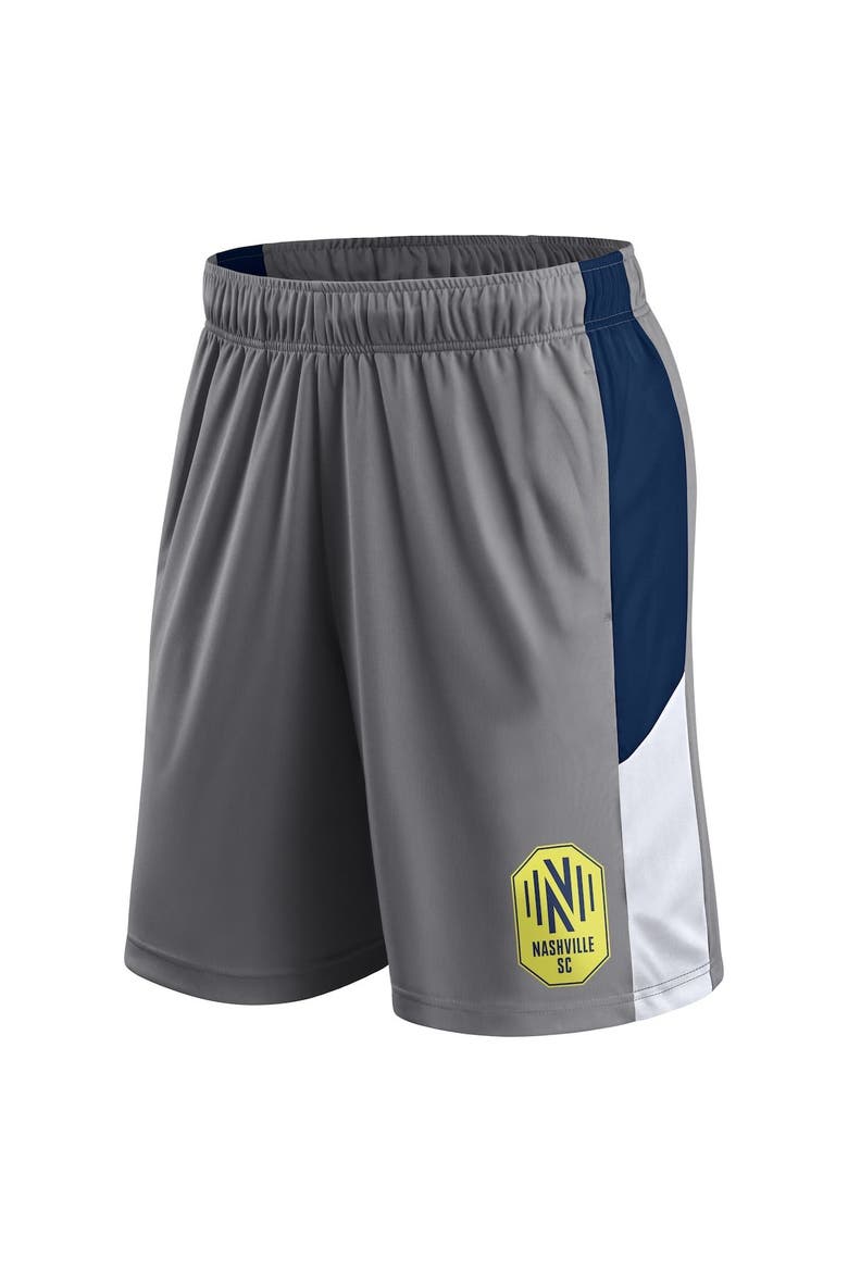 Men's Fanatics Branded Gray Nashville SC Team Shorts, Alternate, color, Gray