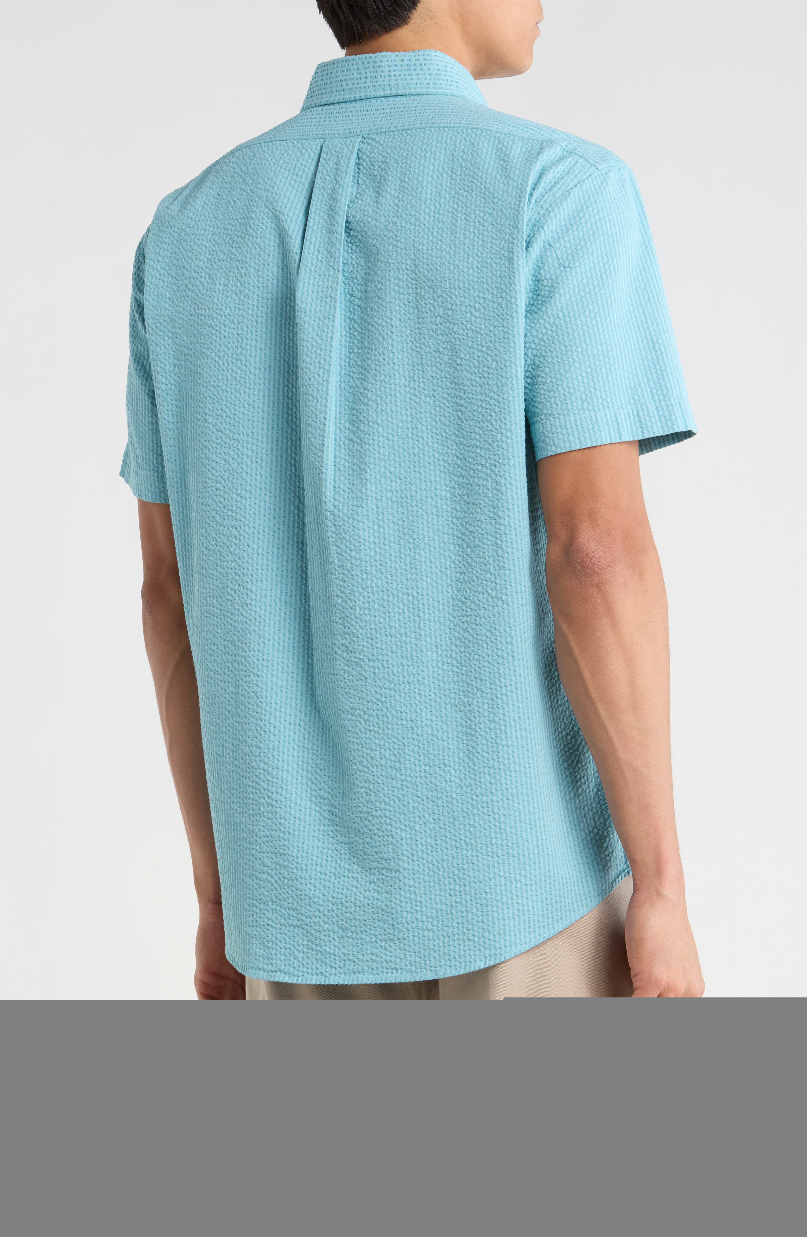 Seersucker Reef Button-Down Shirt - image 2