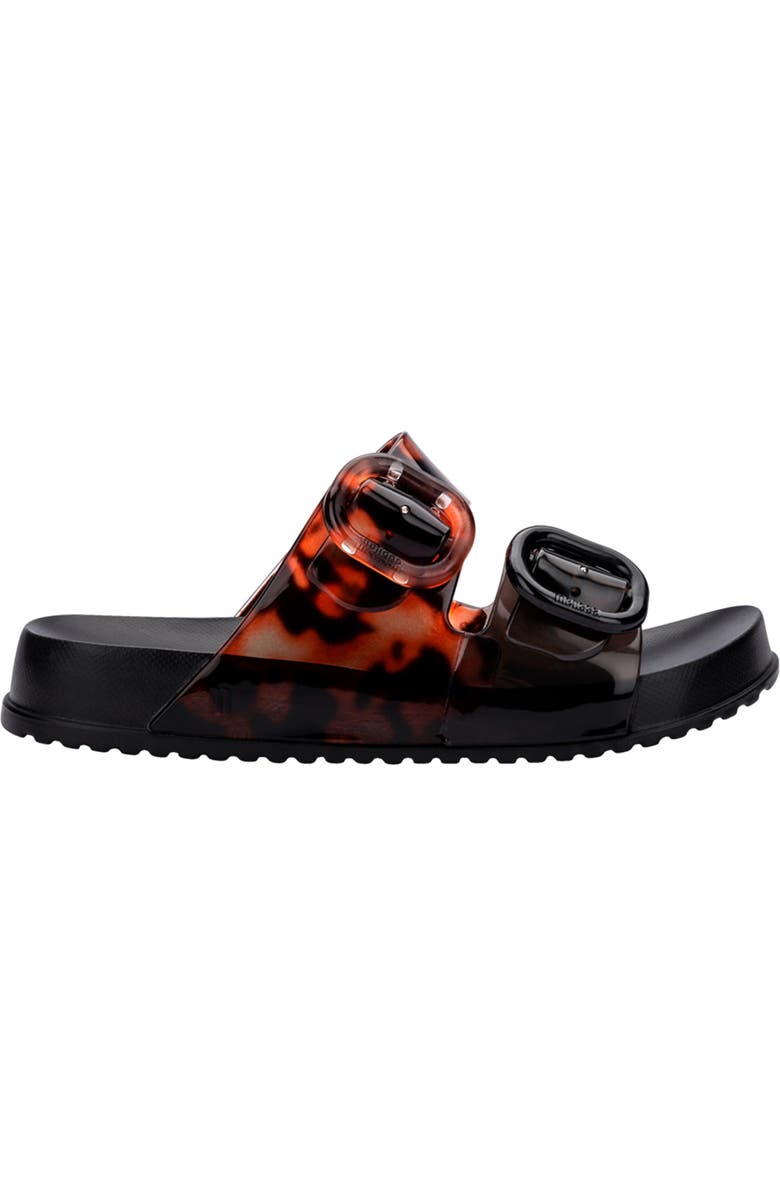 Mini Melissa Kids' Mini Cozy Slide Sandal, Alternate, color, Black