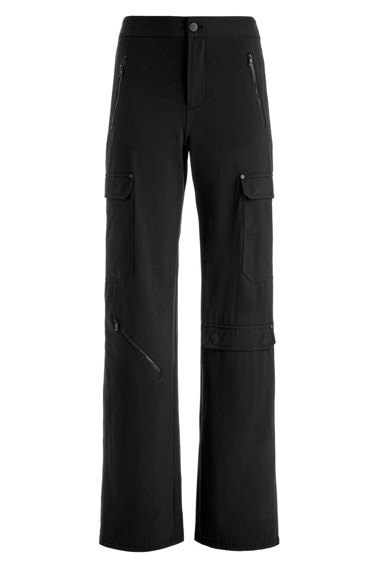 Milo Balloon Leg Cargo Pants, Alternate, color, BLACK