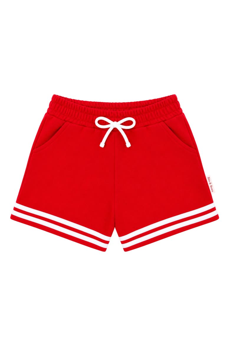 Striped Shorts, Main, color, Red/White