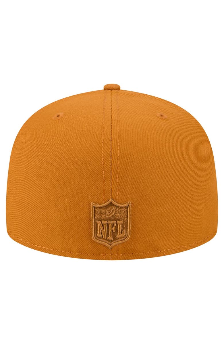 New Era Men's New Era  Brown Washington Commanders Color Pack A-Frame 59FIFTY Fitted Hat, Alternate, color, 