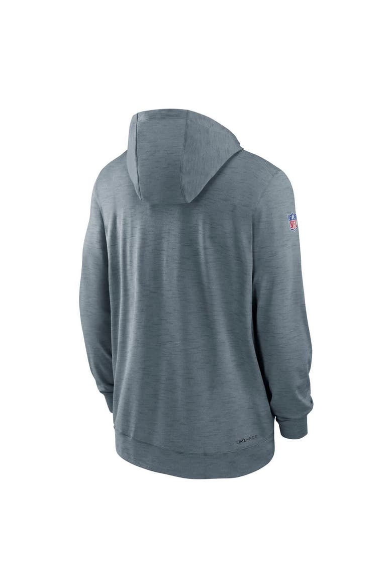 Men's Nike Gray Minnesota Vikings 2022/23 Sideline Pop Performance Full-Zip Hoodie, Alternate, color, Gray