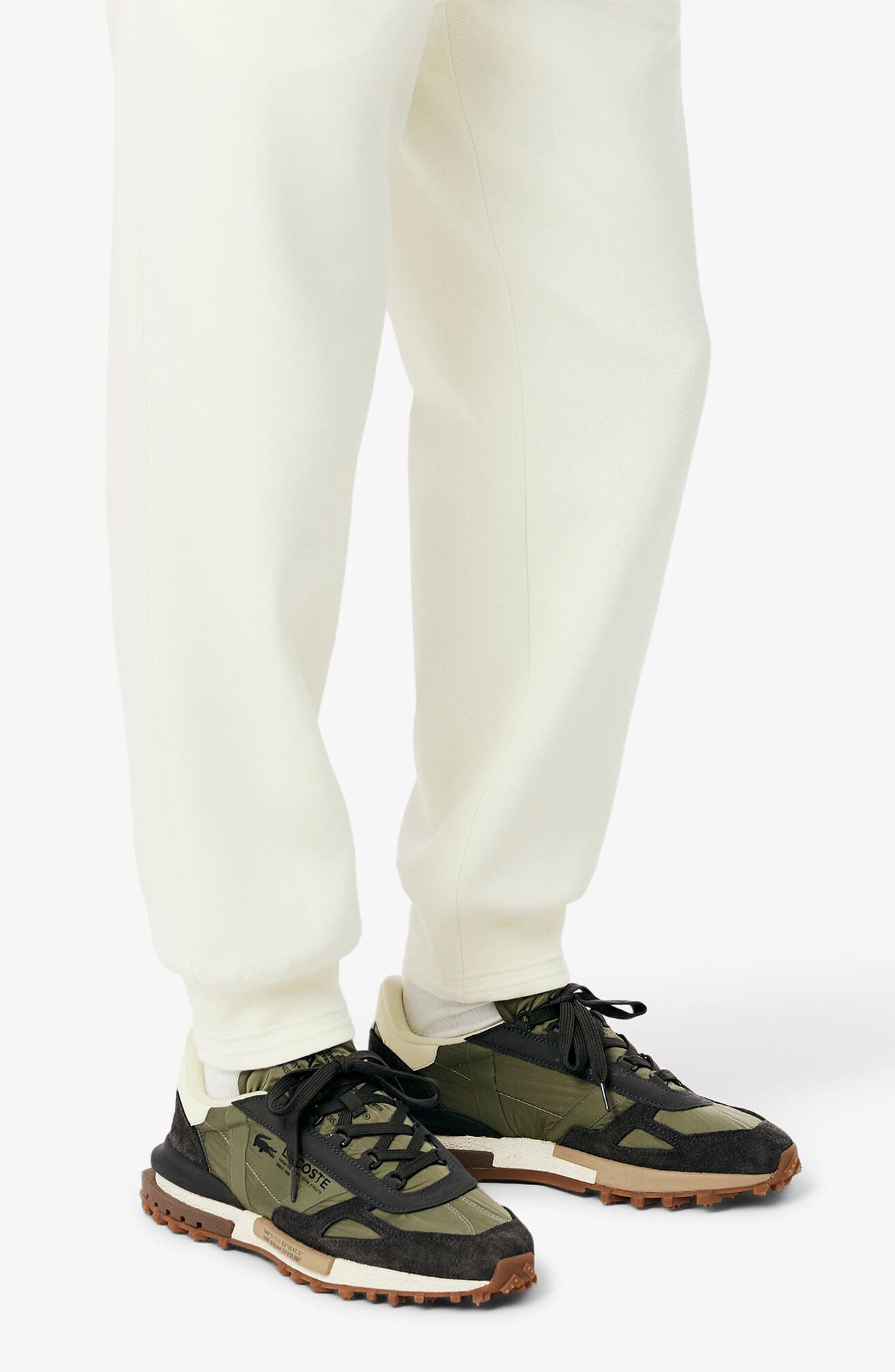 Elite Active Sneaker, Alternate, color, KHAKI/ DARK GREEN