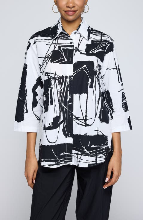 Elowen Printed Poplin Shirt