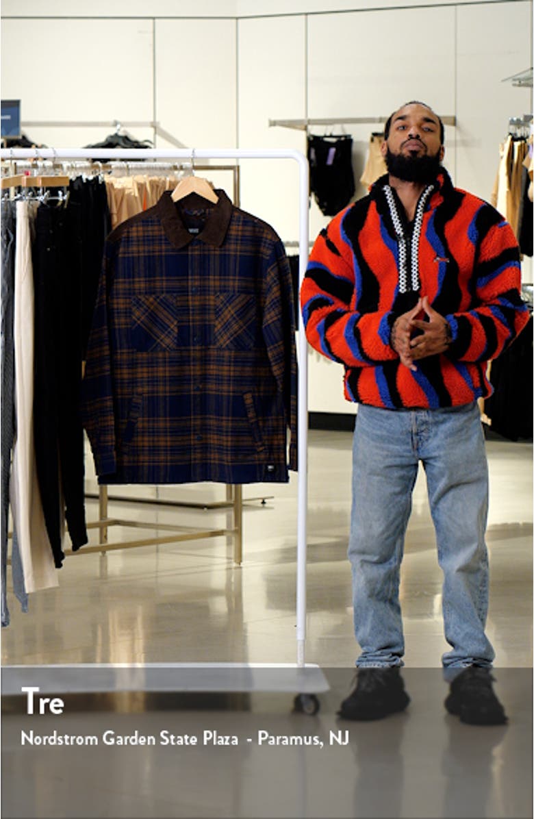Nelson Heavyweight Plaid Flannel Snap-Up Shacket, sales video thumbnail