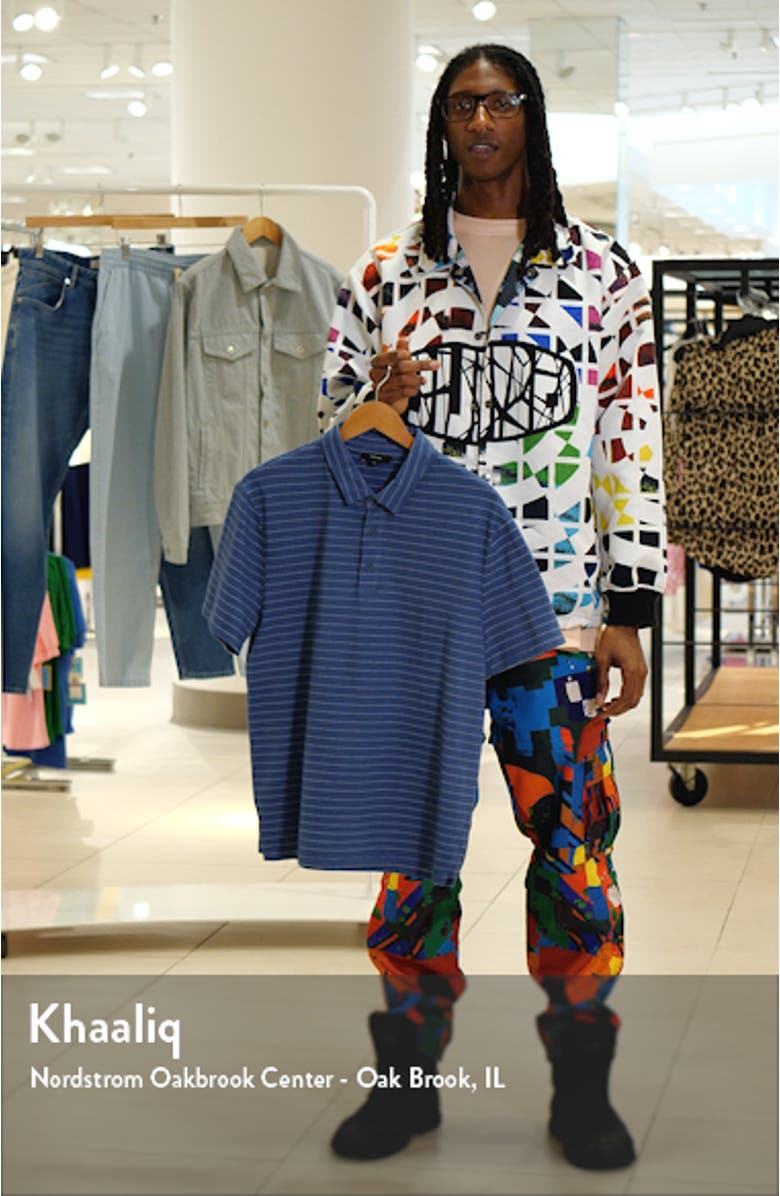 Garment Dyed Fleck Stripe Polo, sales video thumbnail