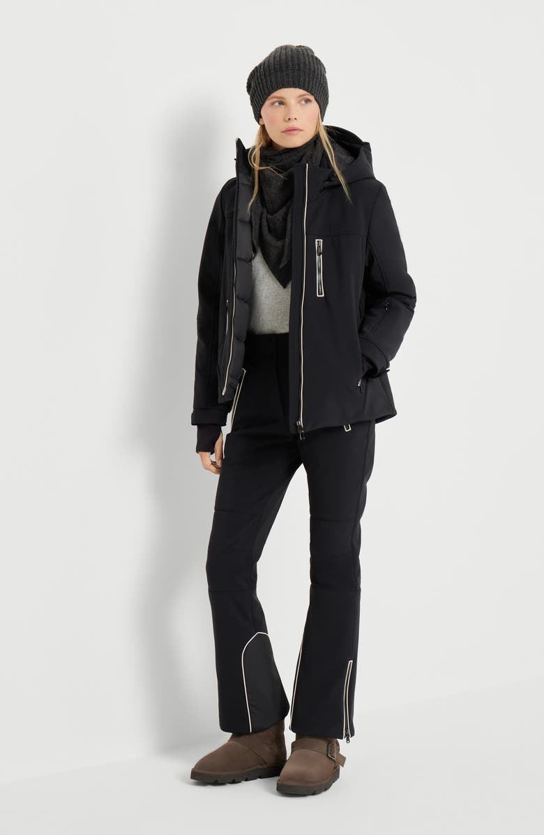 Brunello Cucinelli Mountain outerwear jacket, Alternate, color, Black