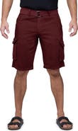 XRAY Belted Cotton Twill Cargo Shorts