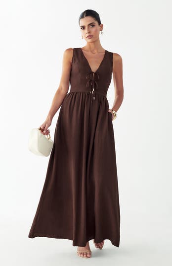chinese dress ladies Amber Maxi Dress Black – Eastend Wardrobe main image 1
