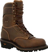 Georgia Boot Amp Lt Logger Composite Toe Insulated Waterproof Work Boot