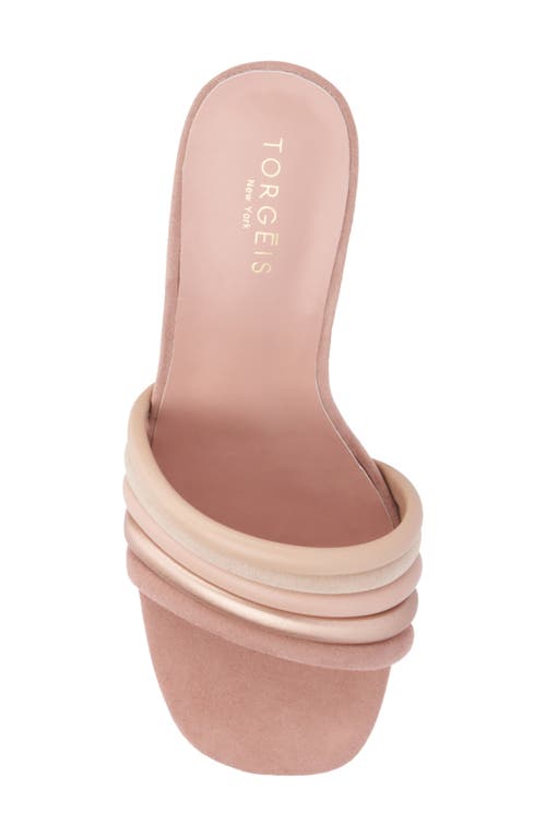 Torgeis Idra Slide Sandal In Blush