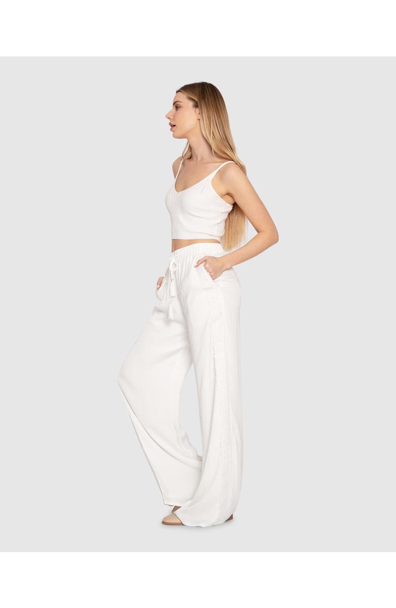 Belle & Bloom Everywhere All At Once Wide Leg Pant, Alternate, color, White