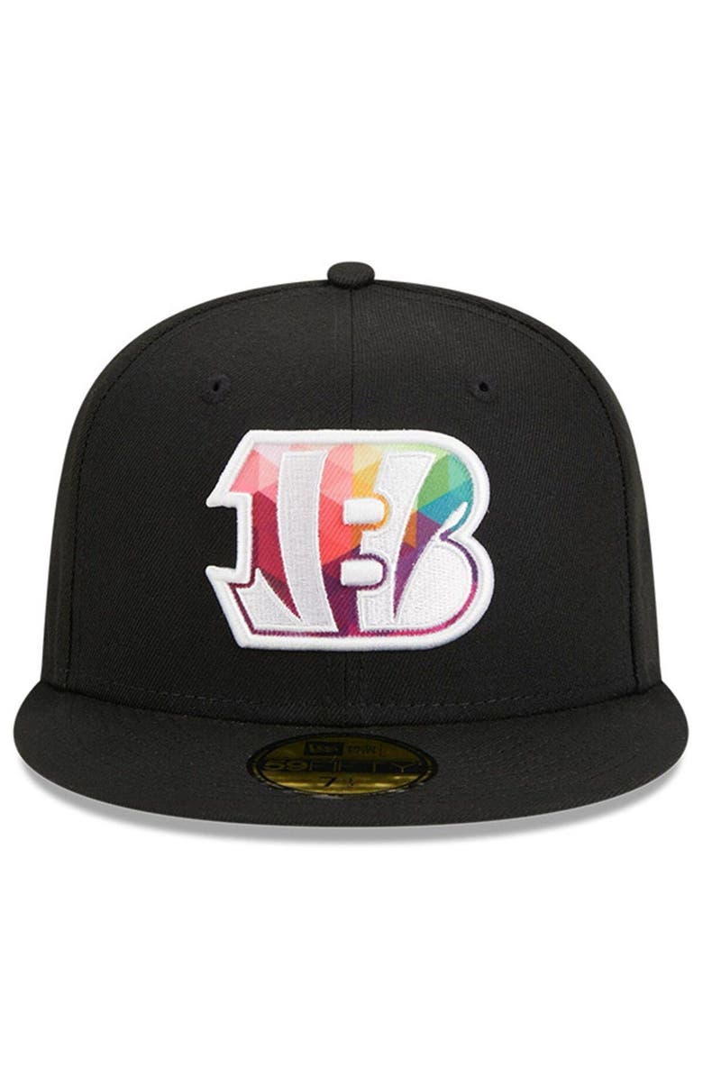 New Era Men's New Era  Black Cincinnati Bengals 2023 NFL Crucial Catch 59FIFTY Fitted Hat, Alternate, color, Black