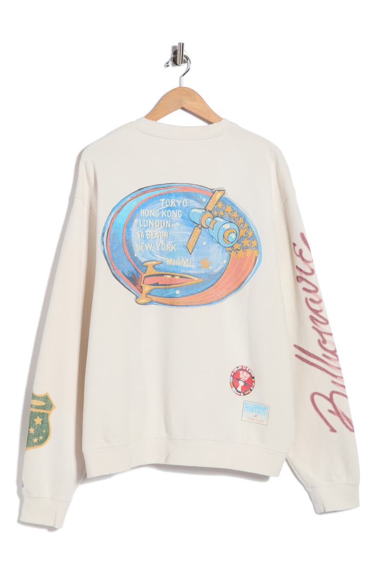 Explore Graphic Sweatshirt, Alternate, color, WHISPER WHITE