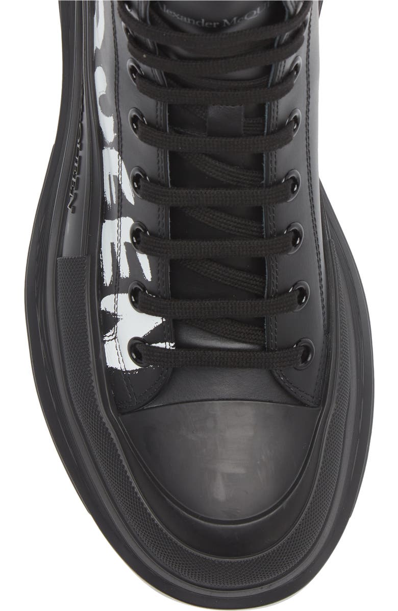 McQueen Tread Slick Grafitti High Top Sneaker, Alternate, color,