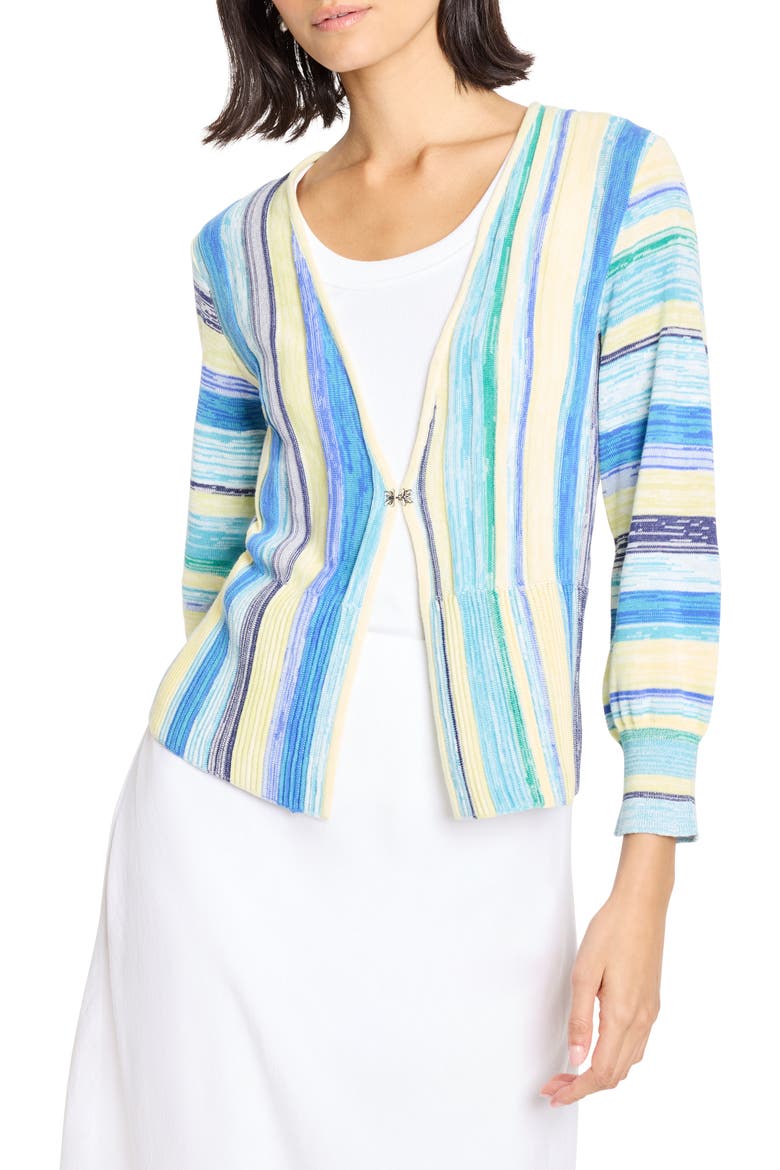Coast Crush Cardigan, Alternate, color, BLUE MULTI