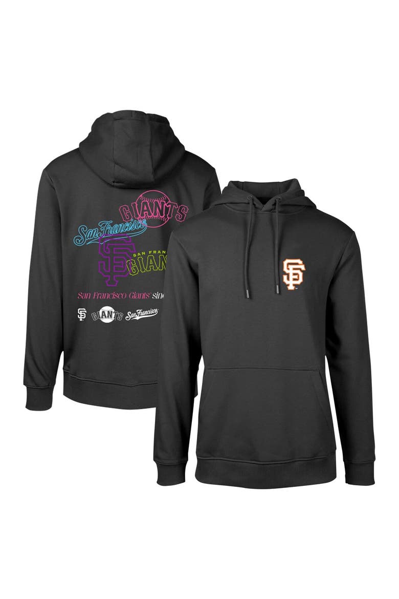 Men's Levelwear Black San Francisco Giants Podium Vintage Pullover Hoodie, Main, color, Black