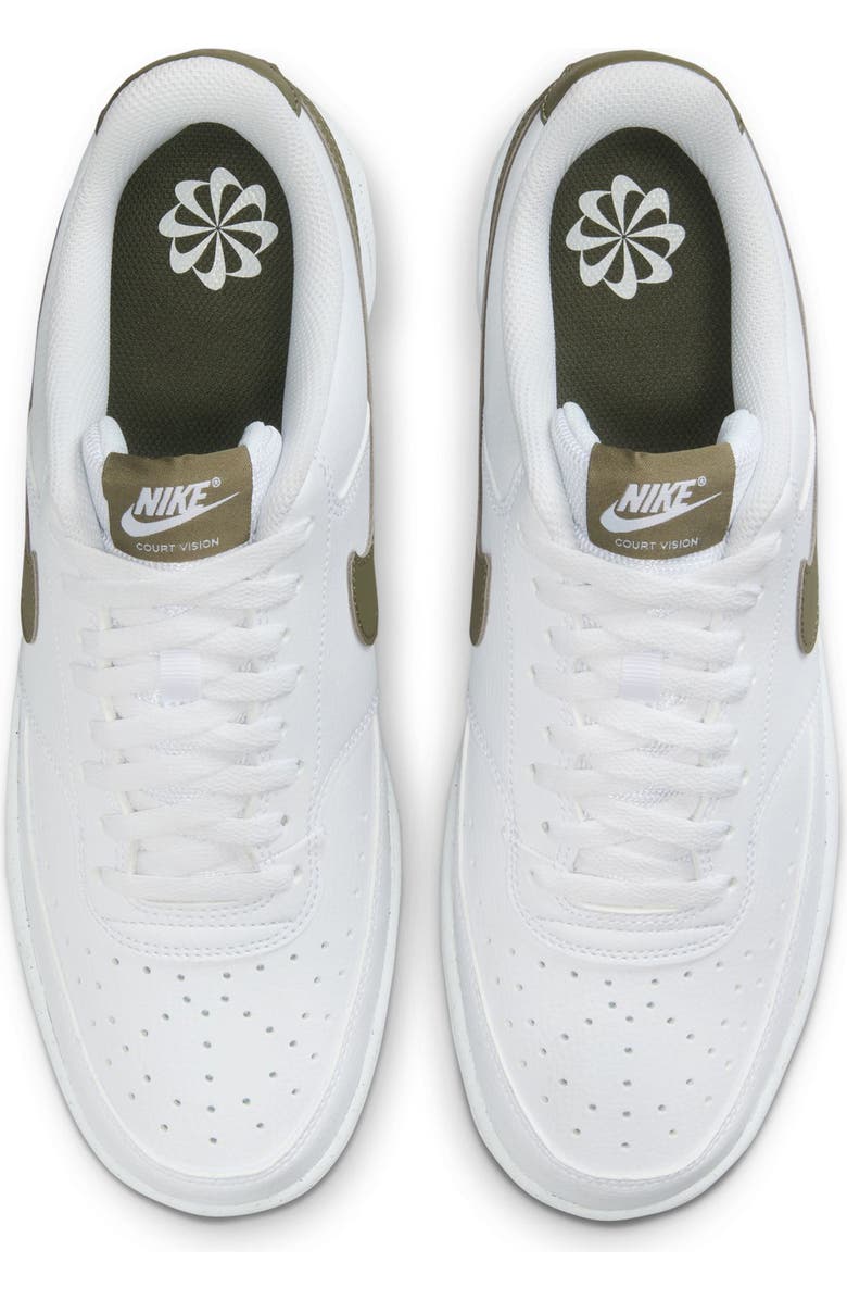 Nike Court Vision Next Nature Sneaker, Alternate, color, White/ Medium Olive