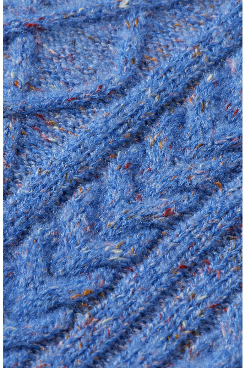 Kids' Cable Sweater, Alternate, color, FADED DENIM