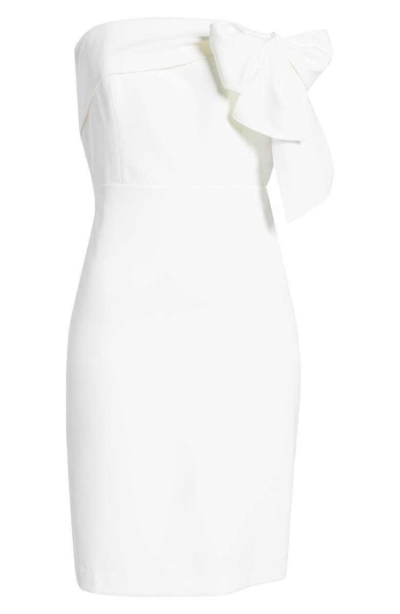 Sam Edelman Strapless Bow Detail Dress, Alternate, color, 