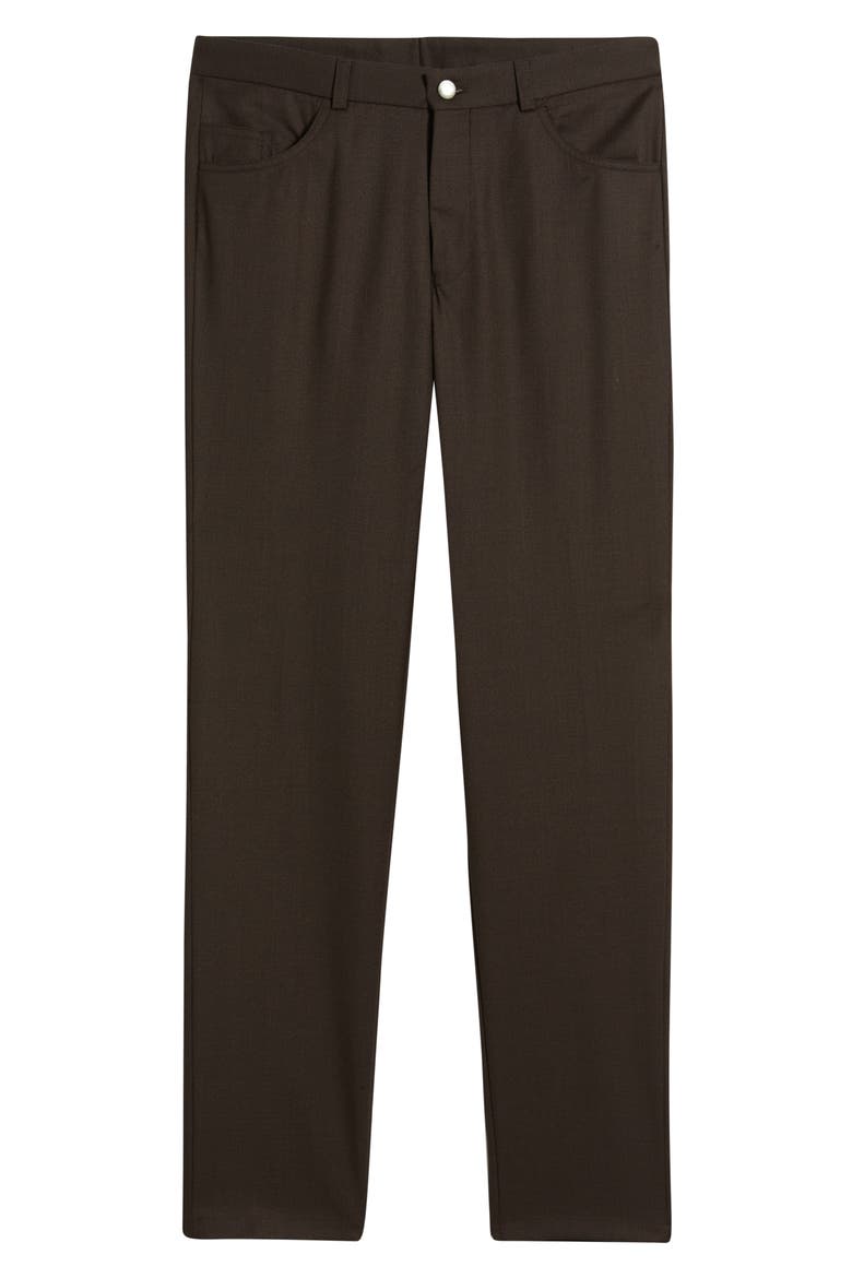 Sage Five-Pocket Pants, Alternate, color, BROWN