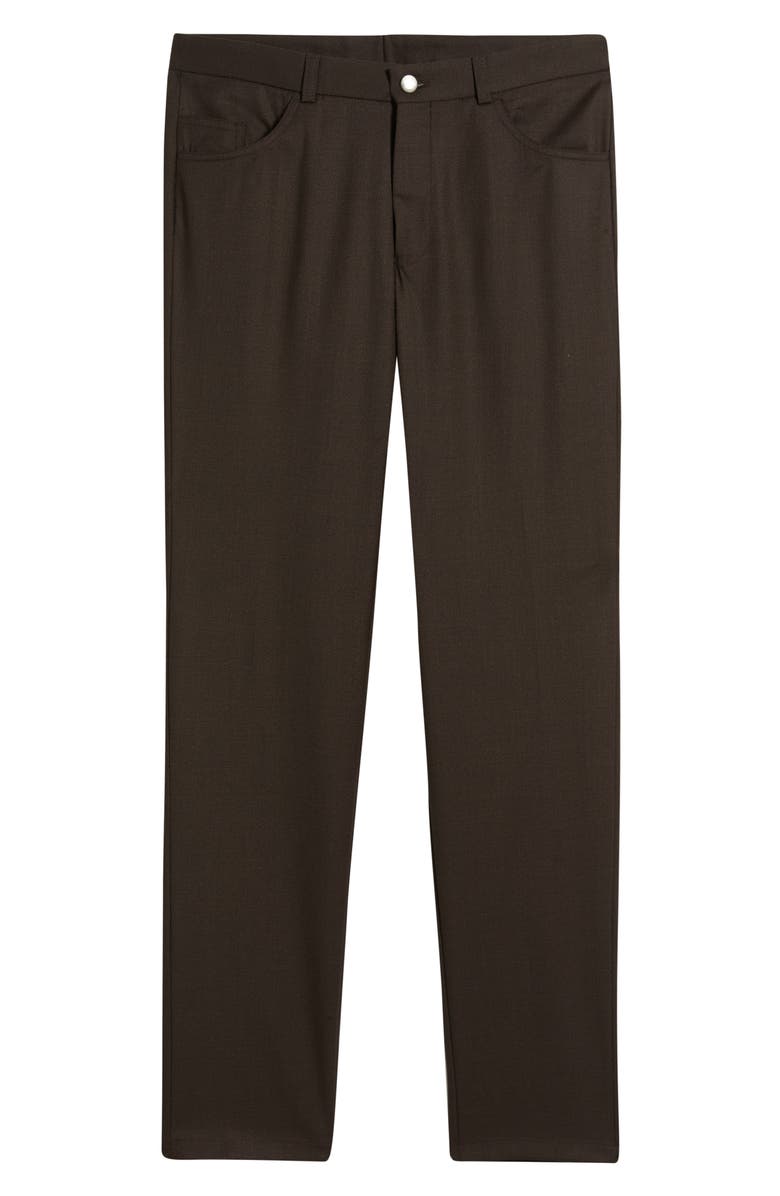 Jack Victor Sage Five-Pocket Pants, Alternate, color, Brown