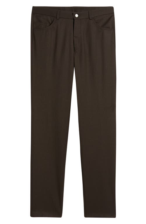 Jack Victor Sage Five-pocket Pants In Brown