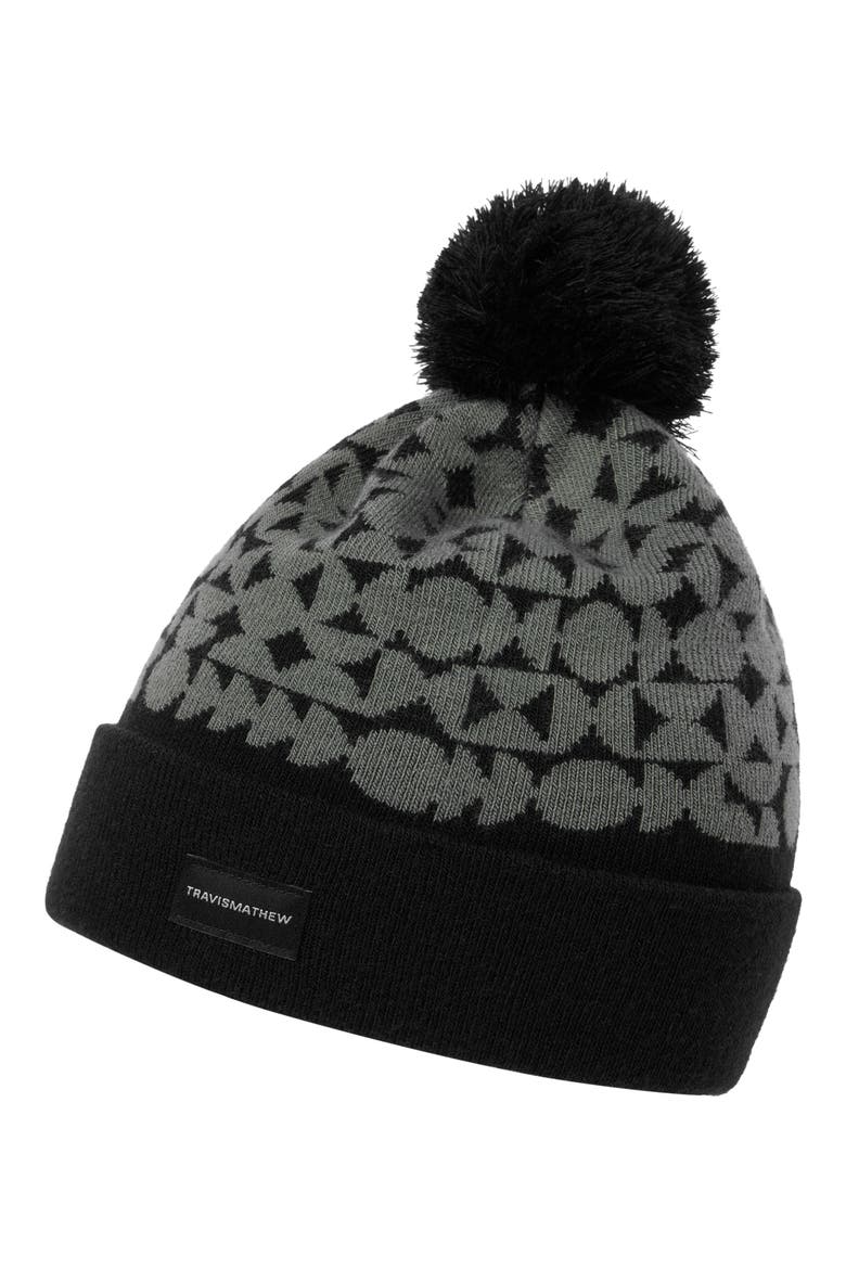 London Air Pompom Beanie, Alternate, color, DARK OLIVE