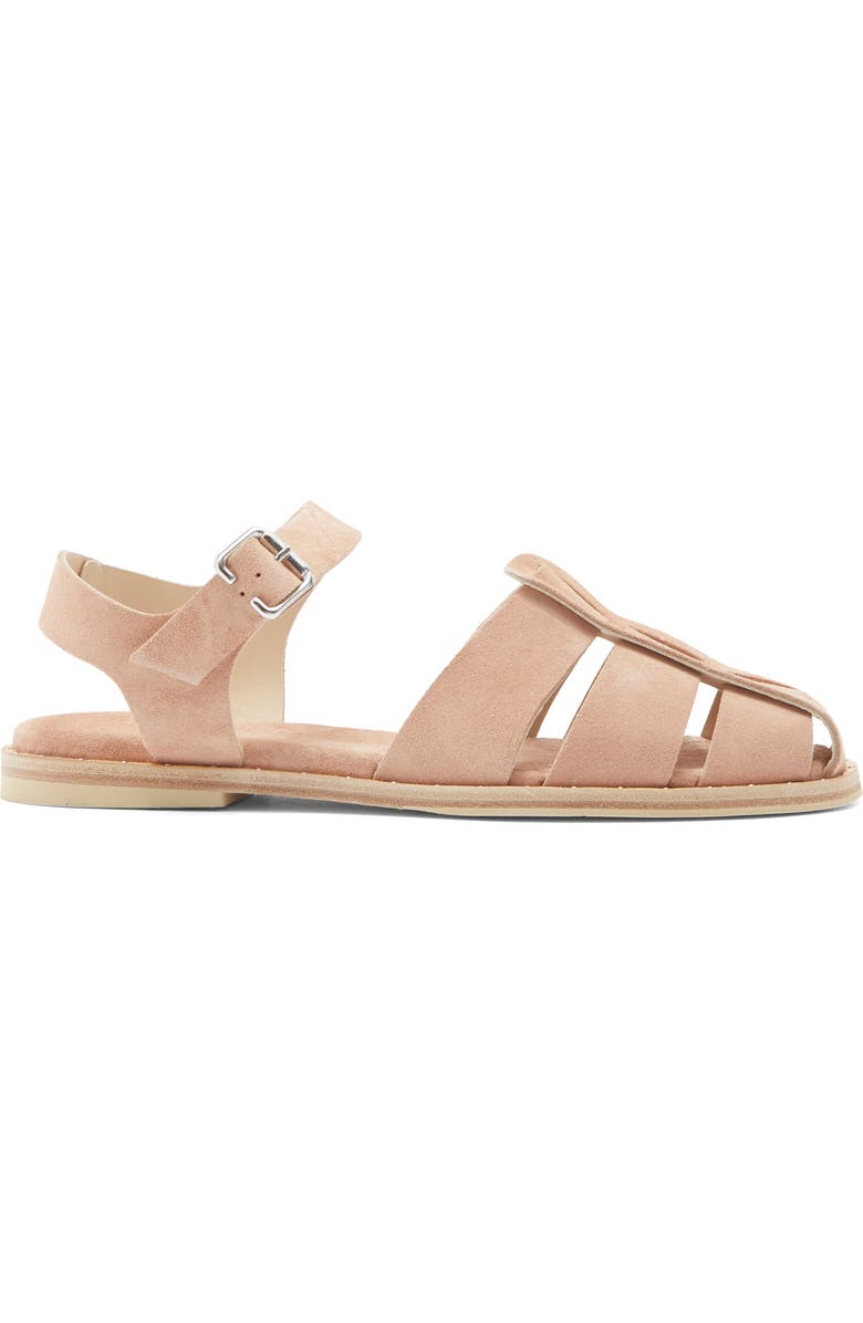 Freda Salvador Sera Fisherman Sandal, Alternate, color, Blush Suede