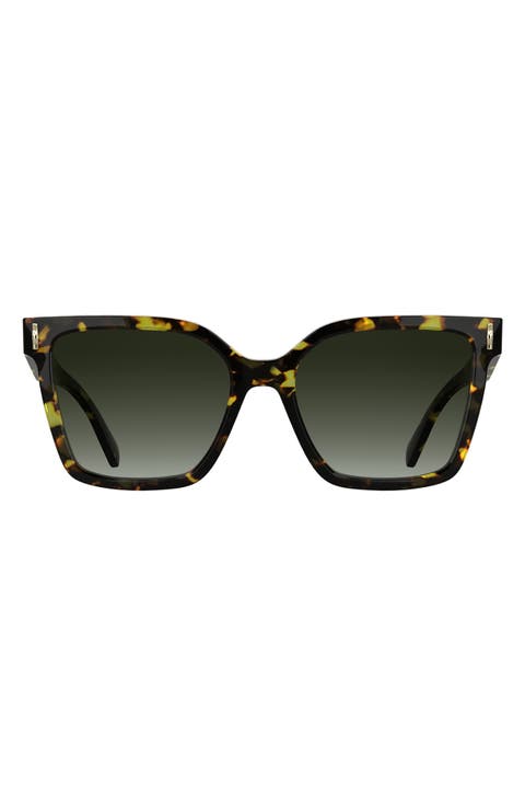 Roseau 55mm Modified Rectangular Sunglasses