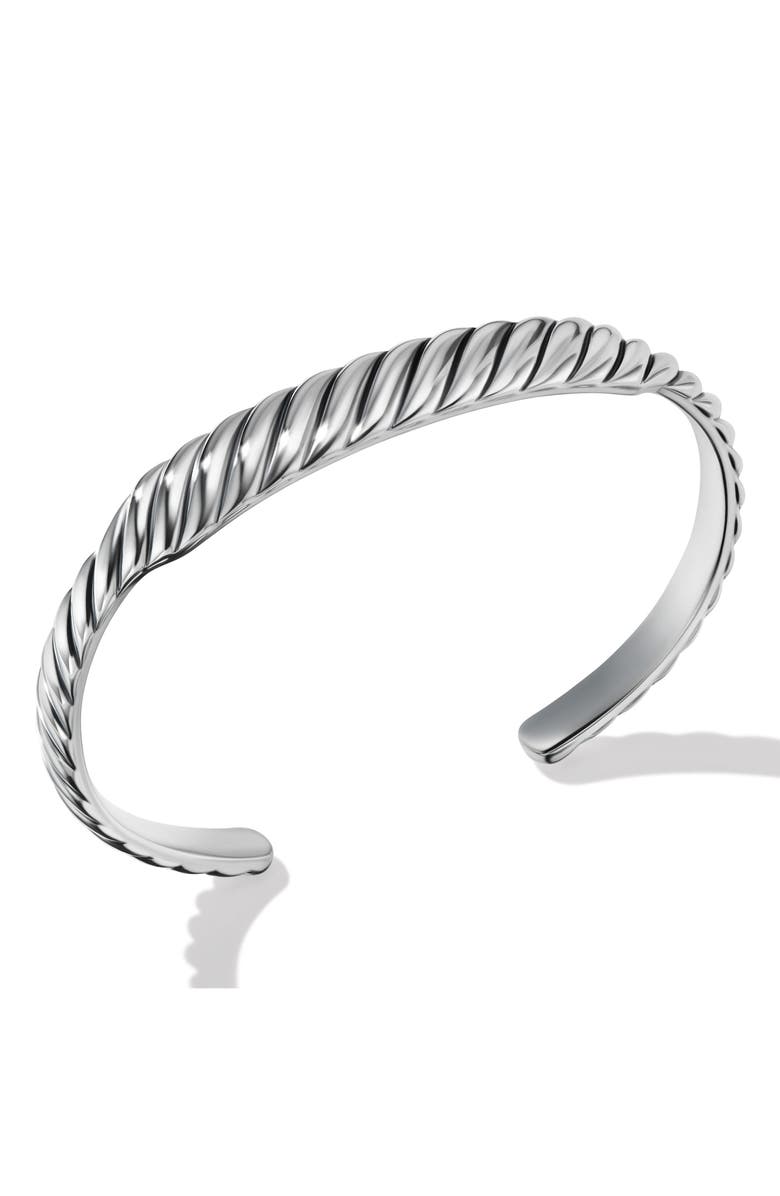 David Yurman Sculpted Cable Contour Cuff Bracelet, 9mm, Alternate, color, 